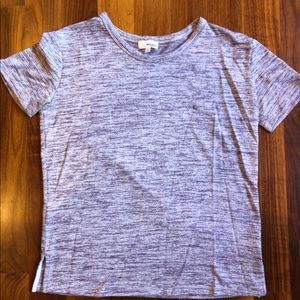 Aritzia “Wilfred Free” heather purple t shirt